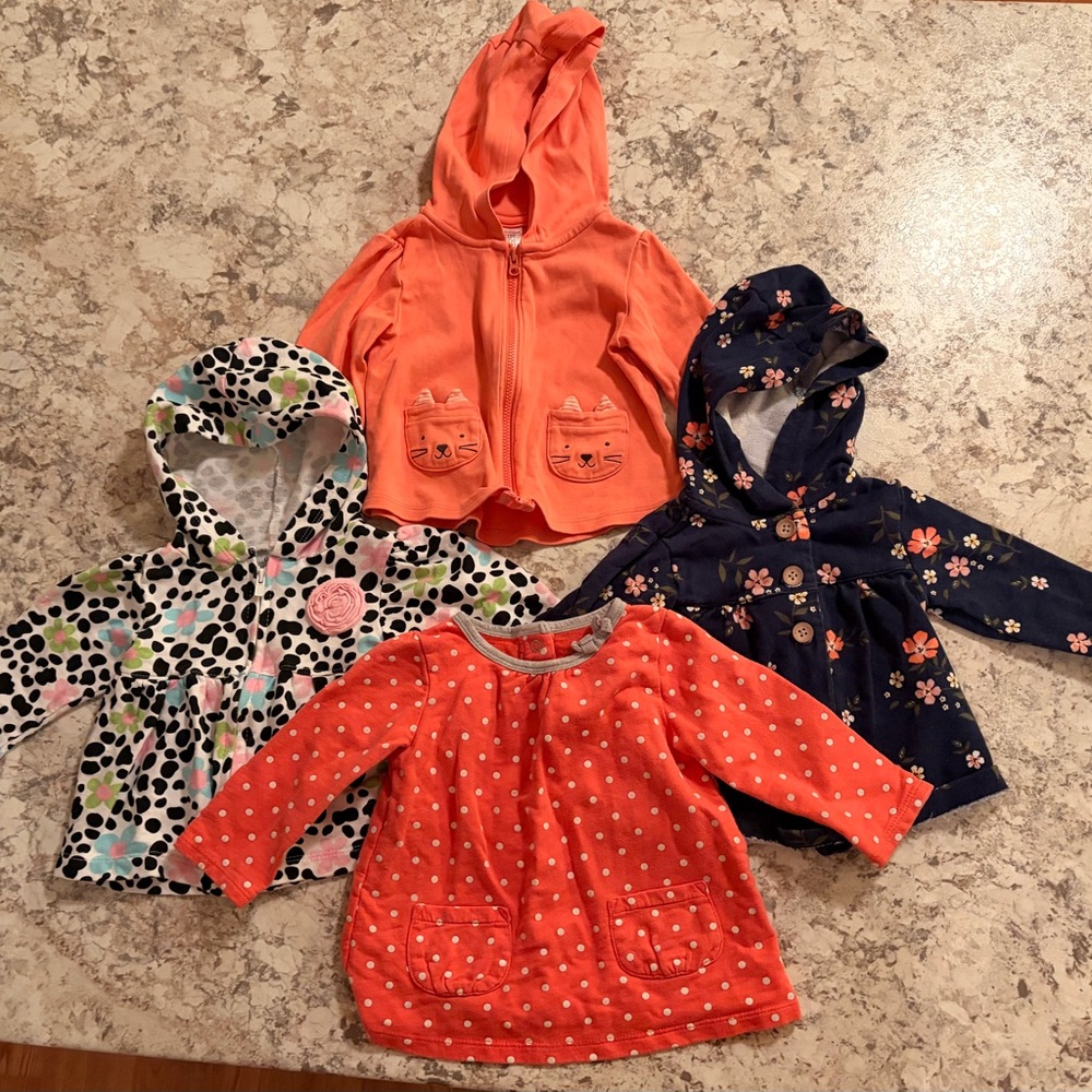 Carter's Kids Hoodies and Sweatshirts - Orange, Navy, Multicolor